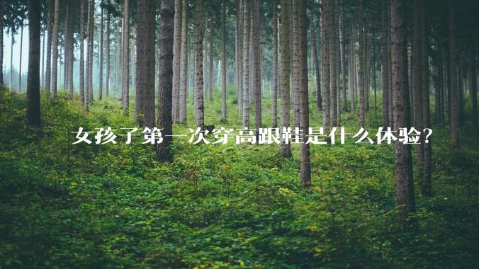 女孩子第一次穿高跟鞋是什么体验？