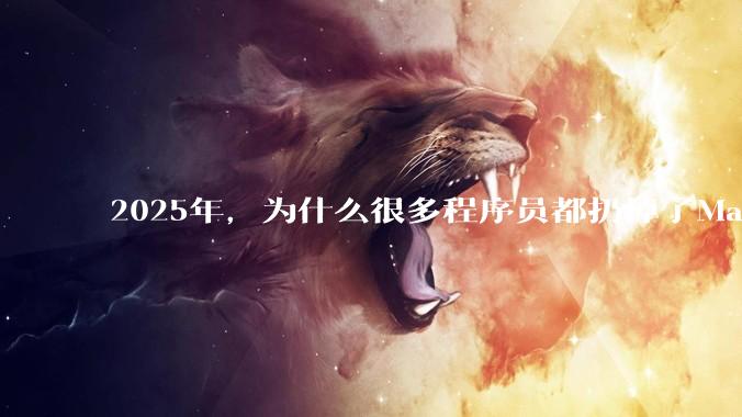 2025年，为什么很多程序员都扔掉了Mac和Linux，开始拥抱Win11了？
